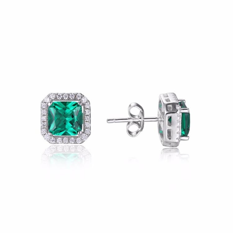 Smaragdové náušnice 21714