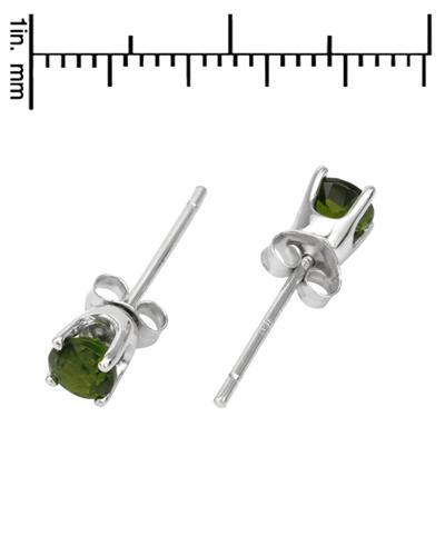 Turmalínové náušnice stříbrné 1384