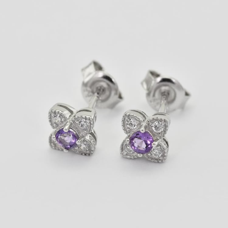 Stříbrné květinky 24627