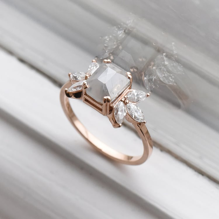 Prsten s diamantem 91176