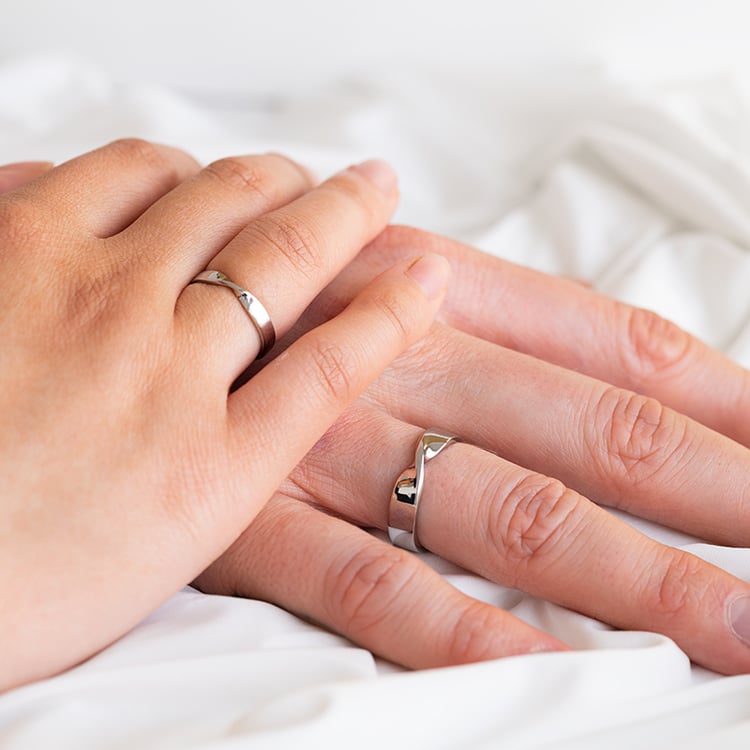 Set prstenů s možností výběru diamantu Modeste 131839