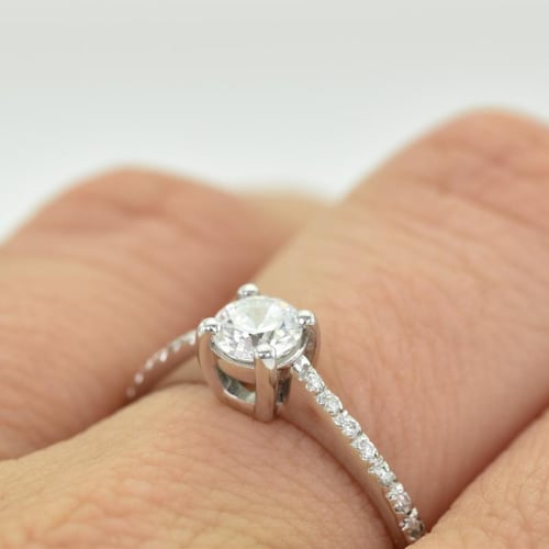 Zásnubní prsten s diamanty Dalea