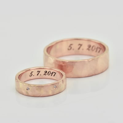 Snubní prsteny s gravírem