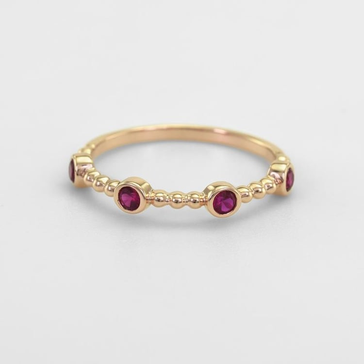 Eternity prsten s rubíny 47427