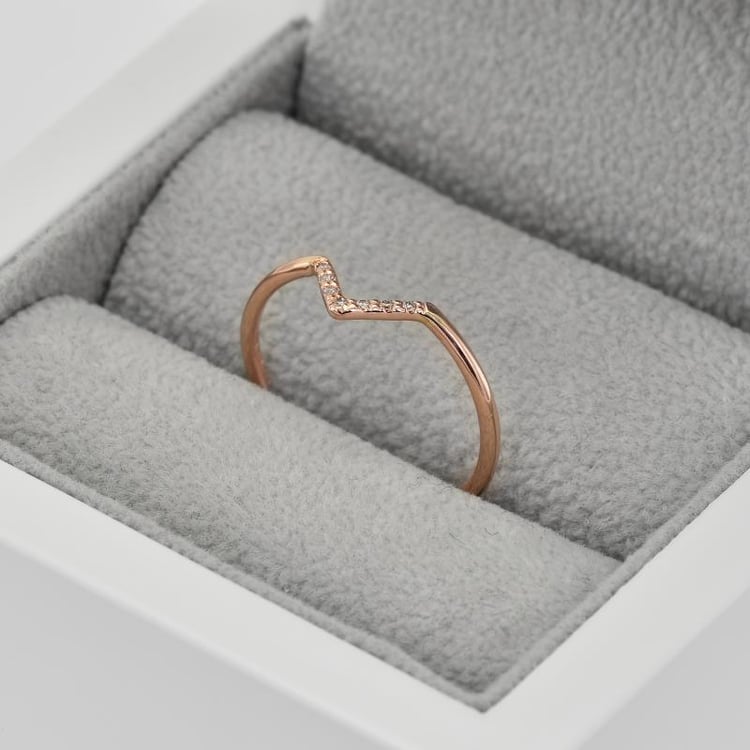 Snubní prsten s diamanty 41161