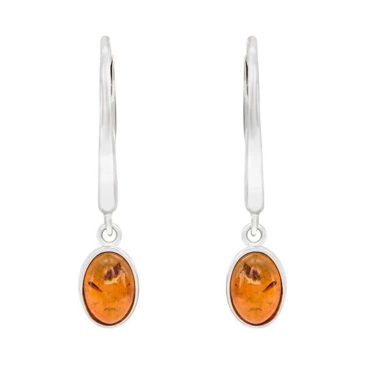 Náušnice s jantary 24812