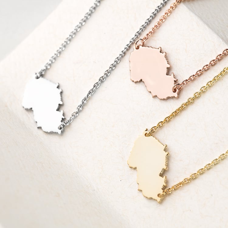 Stříbrný náhrdelník Česká republika 147761