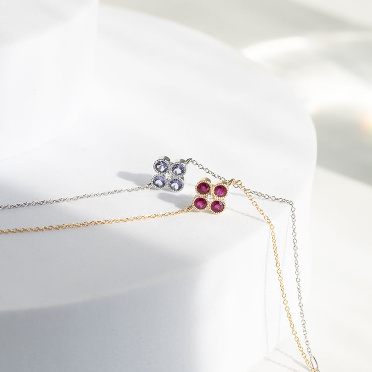 Rubínový náramek s diamantem Reith 144298