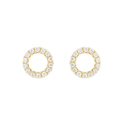 Diamantové karma náušnice Leonas