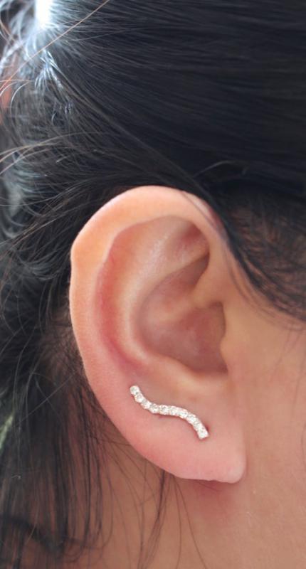 Náušnice s diamanyty Chameli 7088
