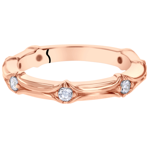 Pozlacený eternity prsten se zirkony 44683