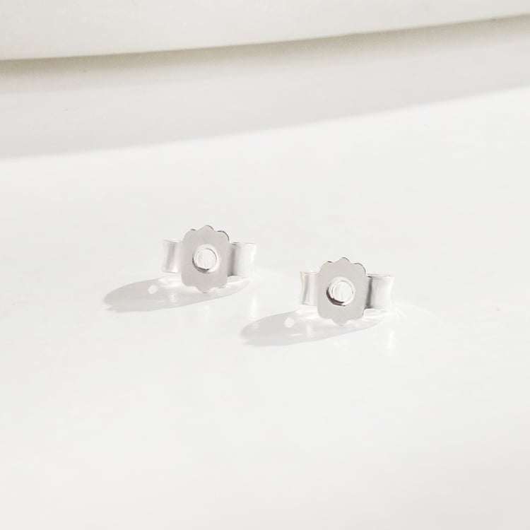 Náušnicové puzety z bílého zlata Lora 166424