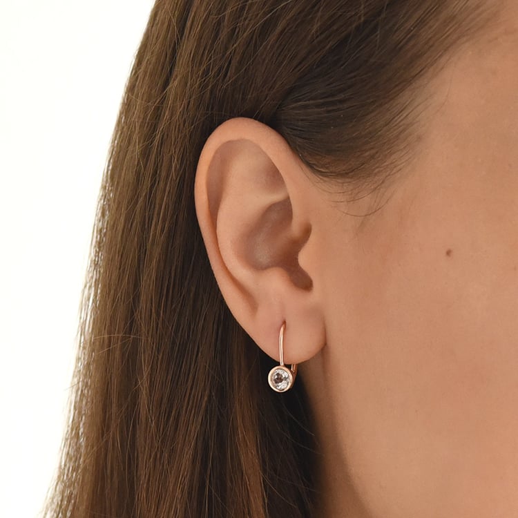 Zlaté visací náušnice 71273