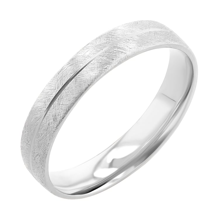 Škrábané snubní prsteny ze zlata Alesha 117515