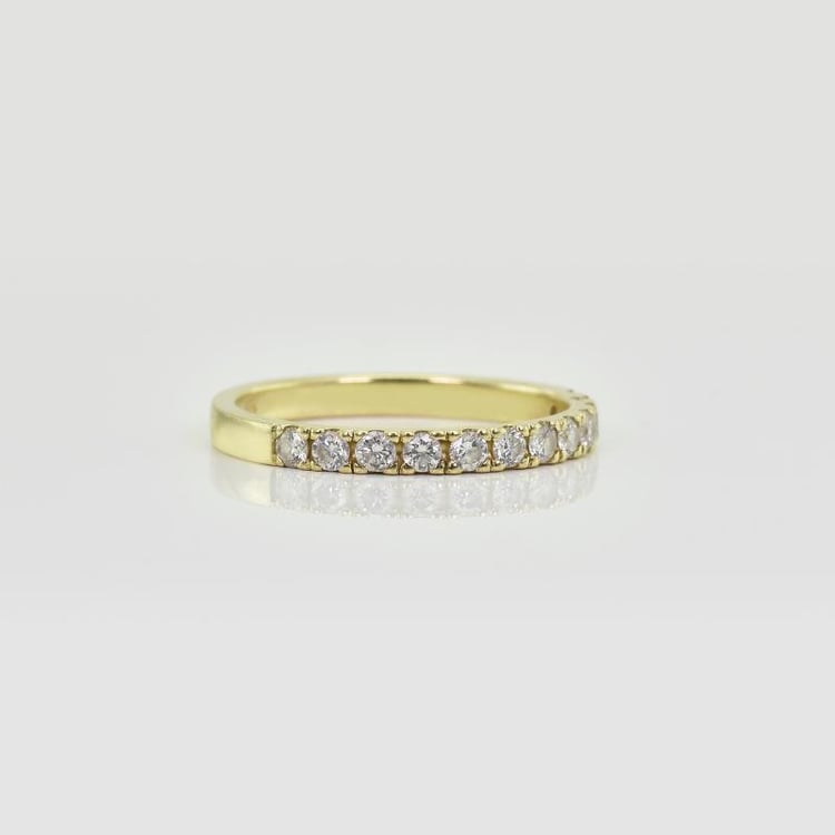 Eternity prsten s 2mm moissanity Lowum 105378