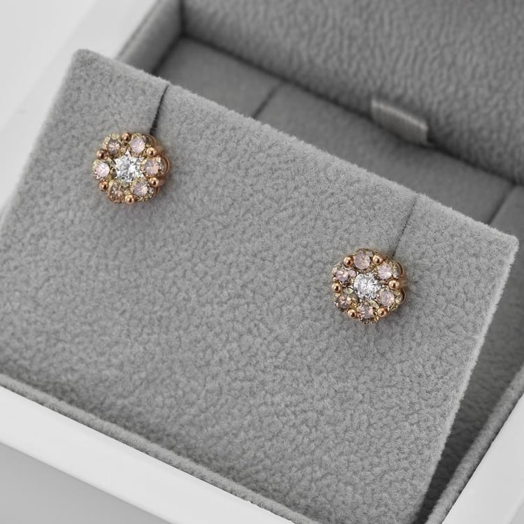 Náušnice s diamanty 42690