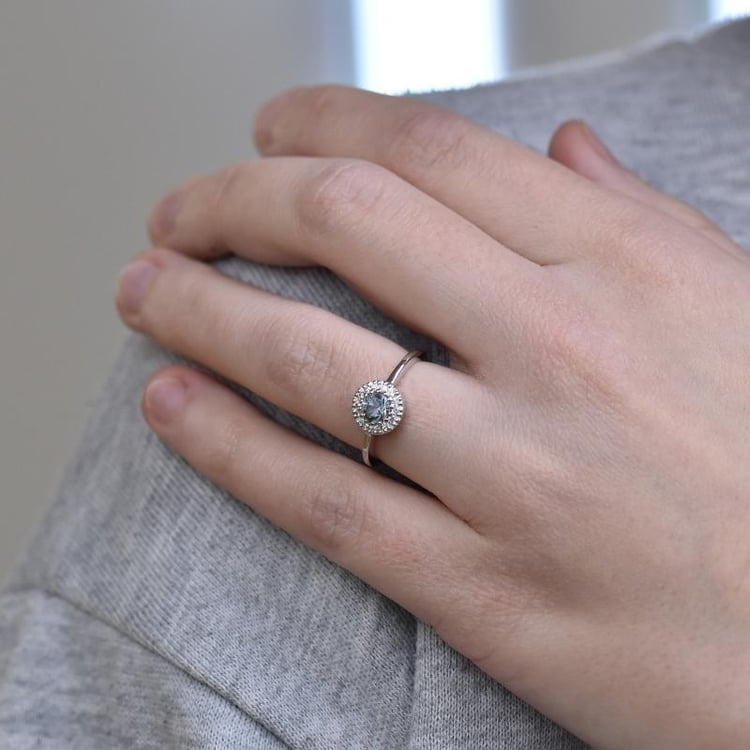 Prsten s akvamarínem 26729