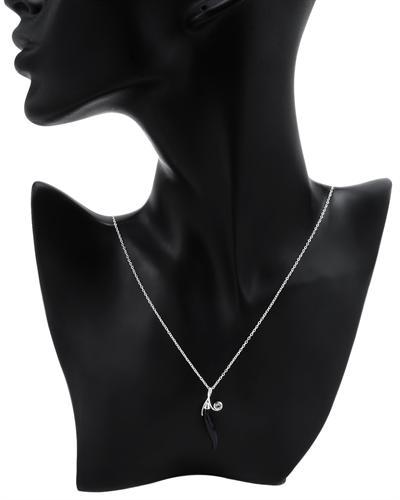 Onyxový náhrdelník s křišťálem 797