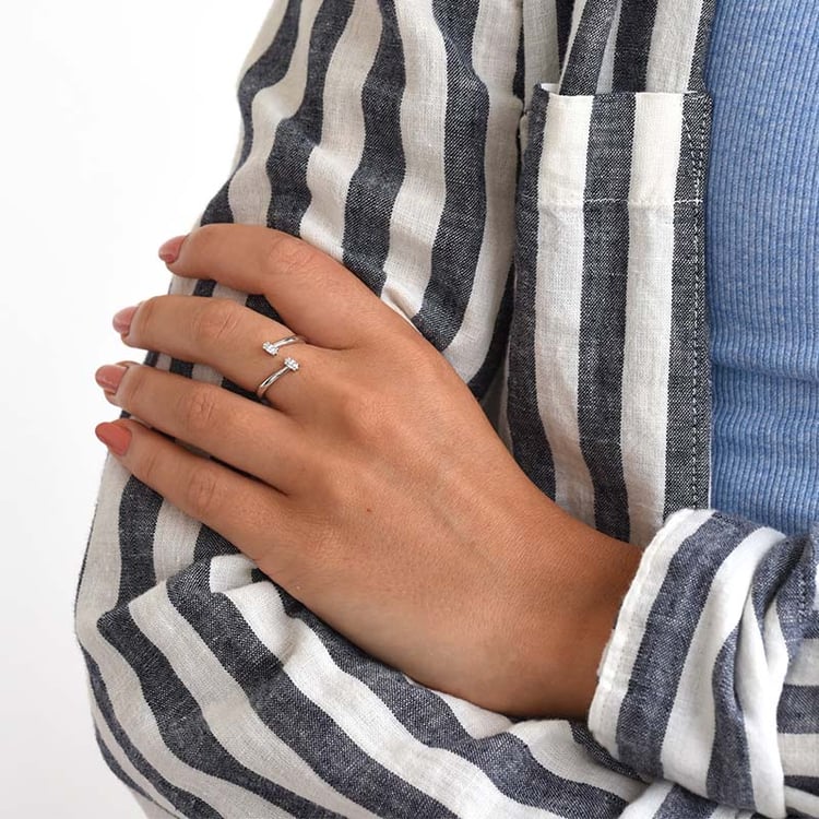 diamantový prsten ze zlata 84407