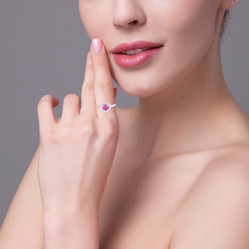 Prsten se safírem 19446