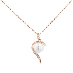 Přívěsek s perlou a diamanty Acanda