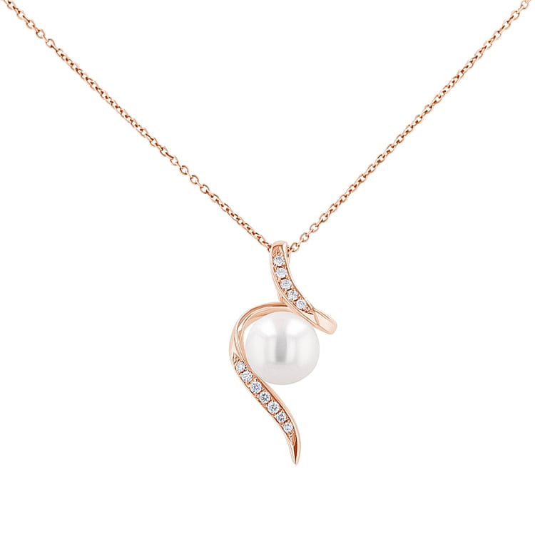 Přívěsek s perlou a diamanty Acanda 137393