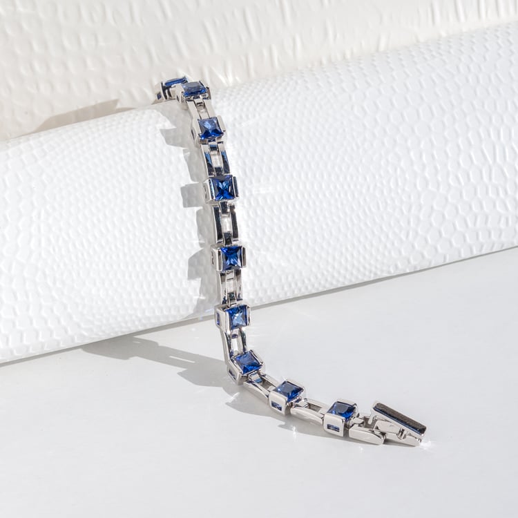 Stříbrný náramek s princess safíry Anaby 124379