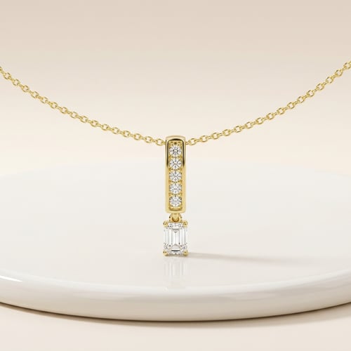 Elegantní přívěsek s lab-grown diamanty Maizy