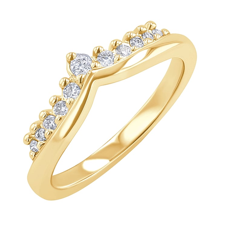 Vykrojený prsten s diamanty Bethanie 128955