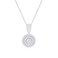 Stříbrný přívěsek s lab-grown diamanty Lexine