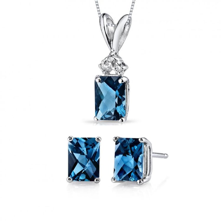 Kolekce šperků s topazy 20685