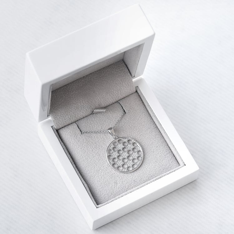 Zlatý diamantový náhrdelník 69029