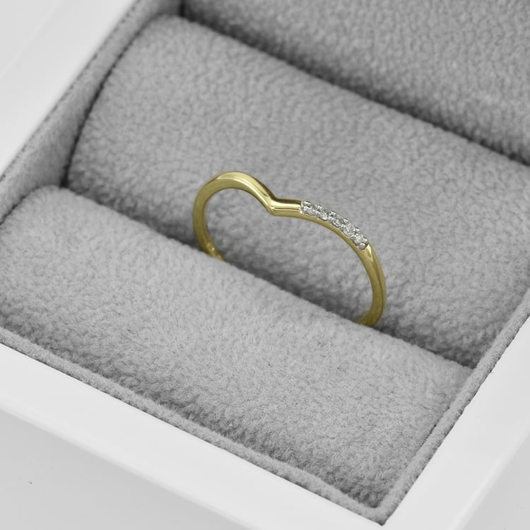 Vykrojený eternity prsten s lab-grown diamanty Annelisa 101321