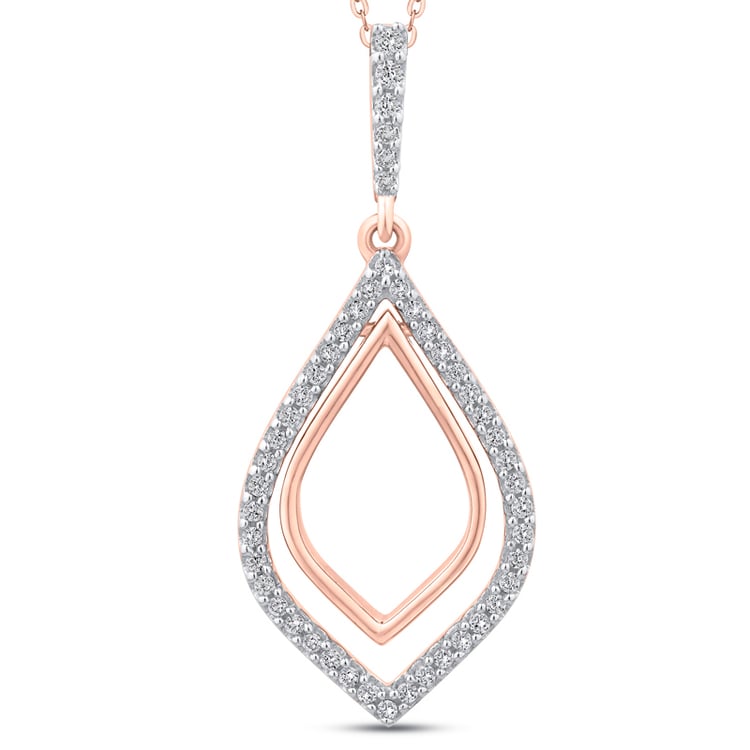 Elegantní zlatý přívěsek