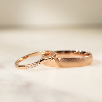 Stříbrný vykrojený prsten s lab-grown diamanty Annelisa