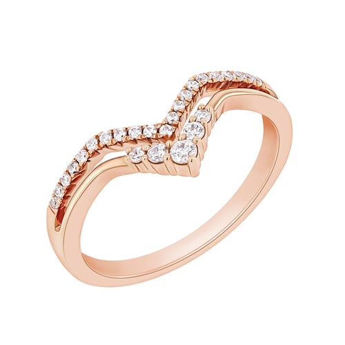 Vykrojený prsten s lab-grown diamanty Themba
