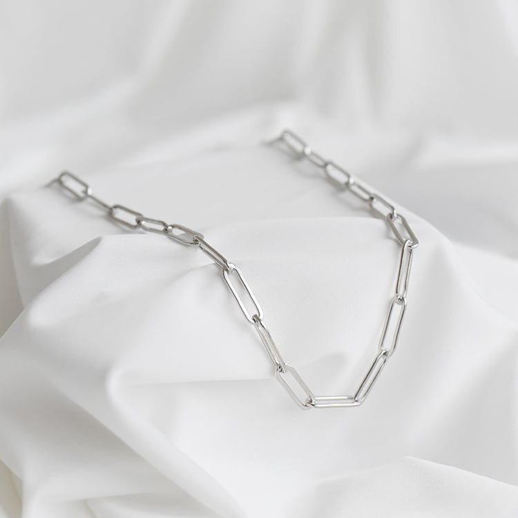 Pánský stříbrný řetízek 90448