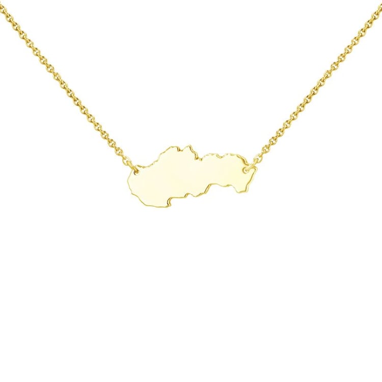 Stříbrný náhrdelník Slovensko