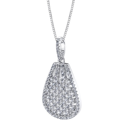 Stříbrný náhrdelník s topazy Laly