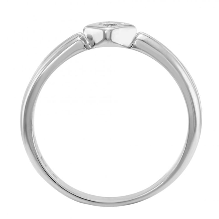 Diamantový zlatý prsten 27102