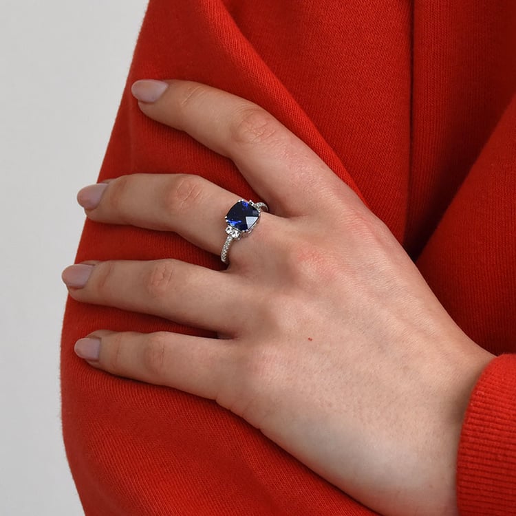 Prsten se safírem 78539