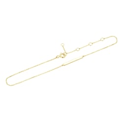 Stříbrný minimalistický náramek na nohu Josiah