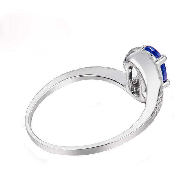 Prsten z bílého zlata 81042