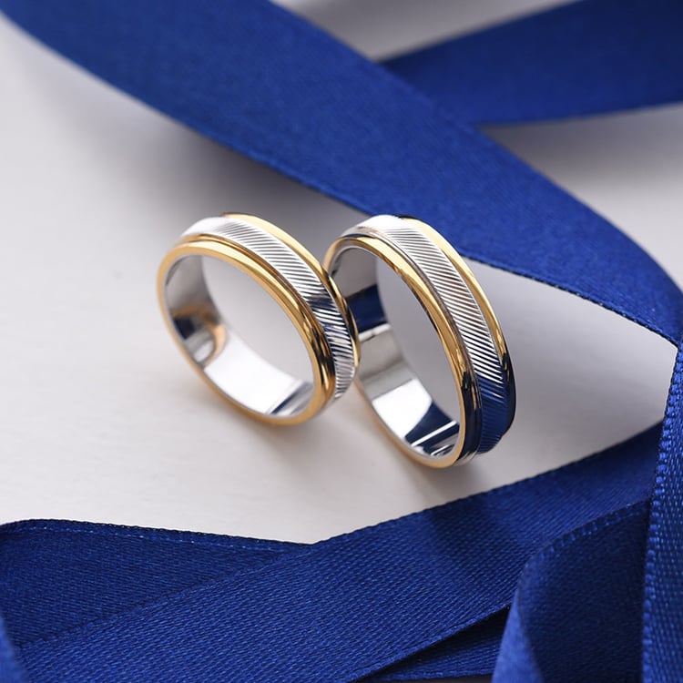 Zlaté snubní prsteny 76193