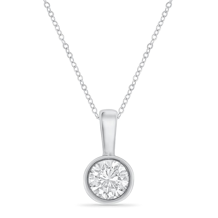 Minimalistický diamantový náhrdelník