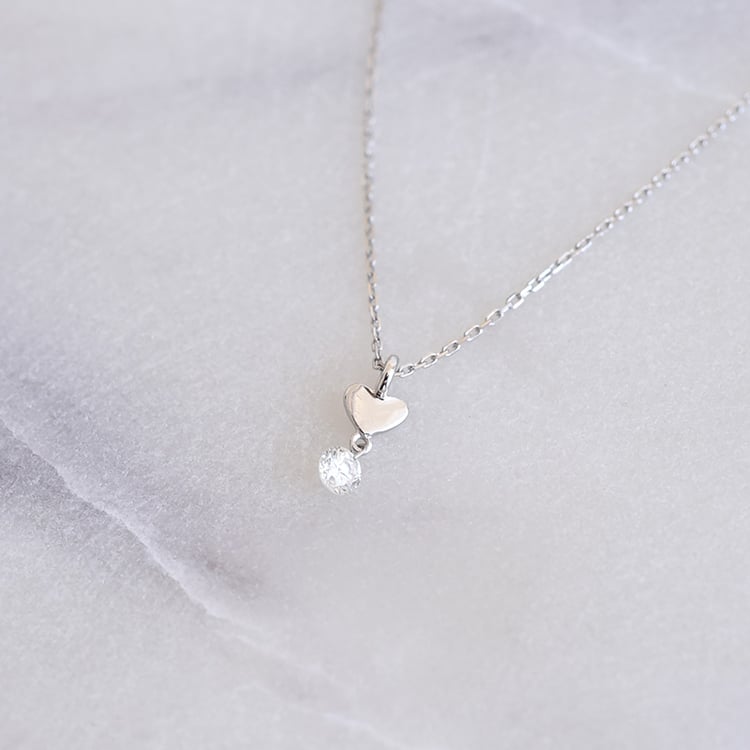 Diamantový přívěsek se srdcem 87393