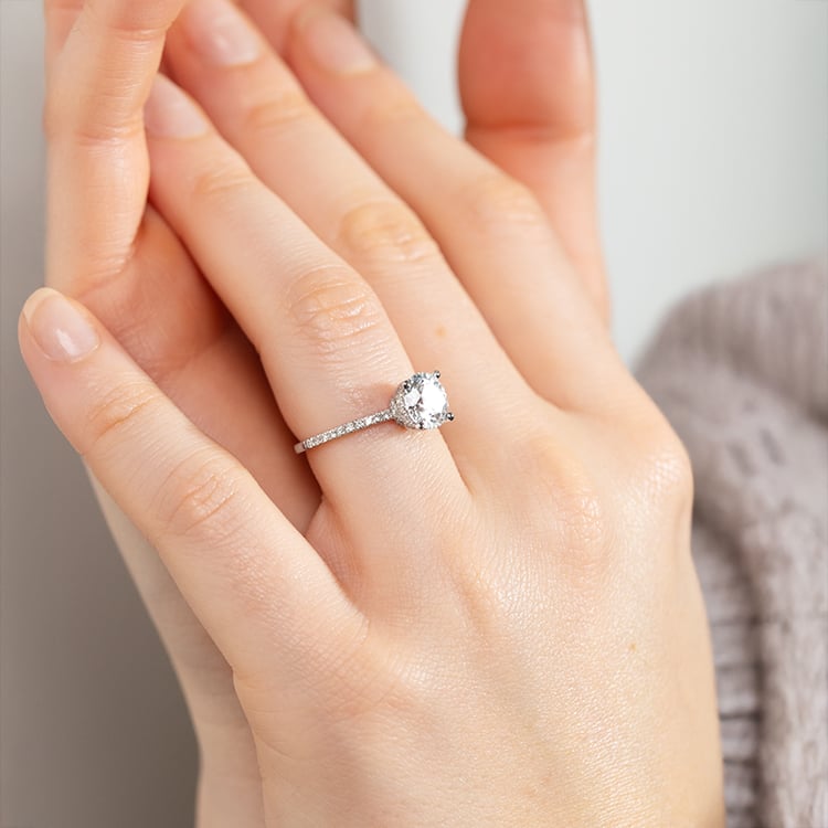 Zásnubní prsten s diamanty Prisha 149654