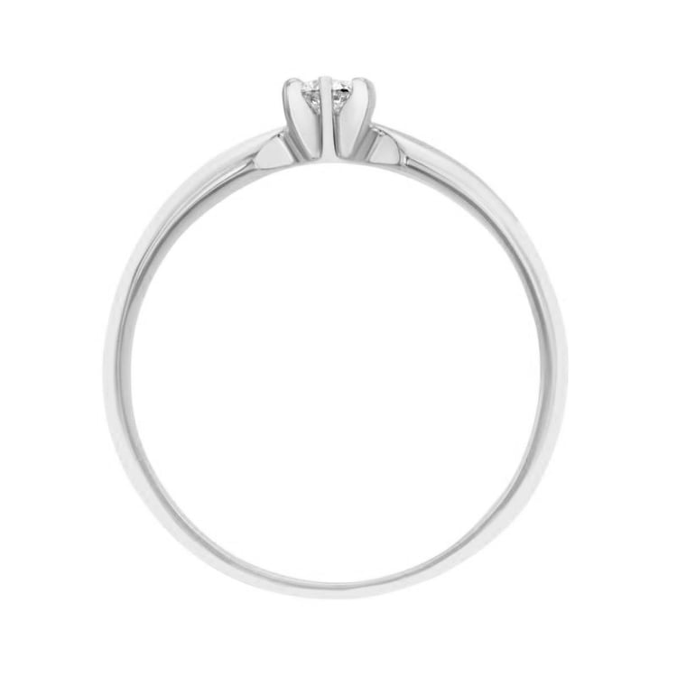 Diamantový zlatý prsten 38264