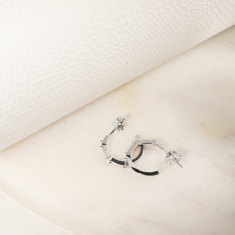 Kruhové náušnice s diamanty Ramila 134242