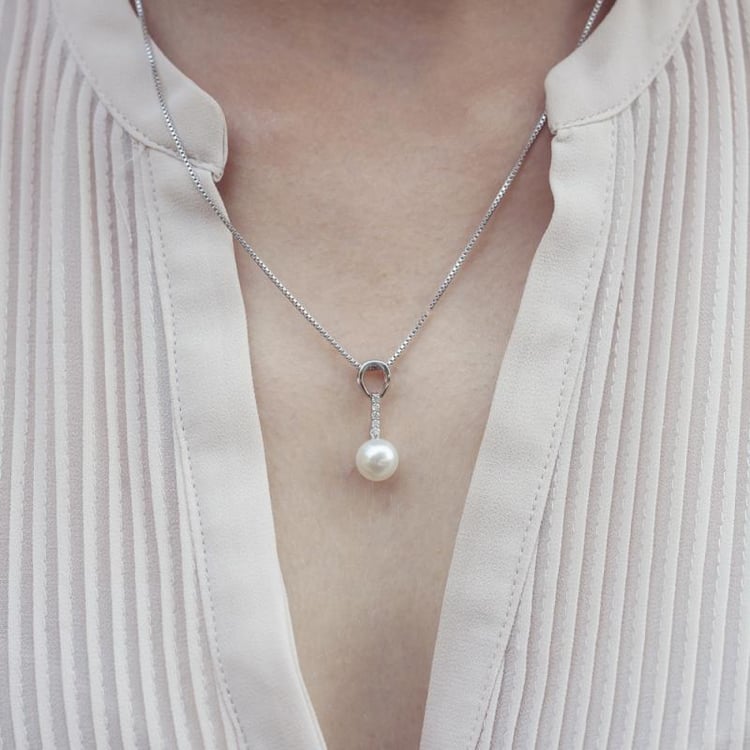 Náhrdelník s perlou 11806